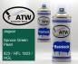 Preview: Jaguar, Spruce Green Pearl, 823 / HFL 1823 / HGL: 400ml Sprühdose + 400ml Klarlack - Set, von ATW Autoteile West.